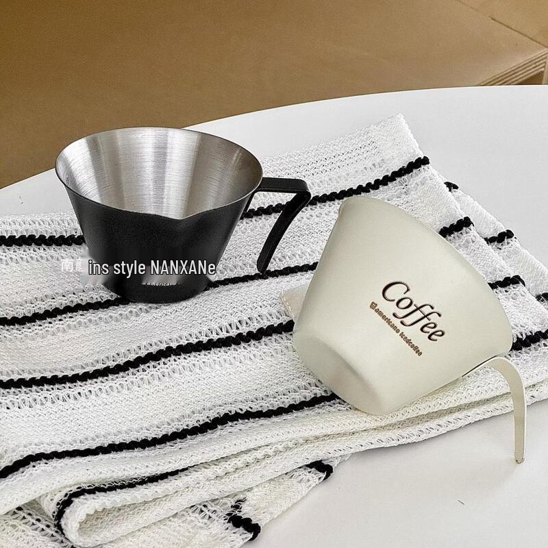 Qiwei 304 Stainless Steel Espresso Measuring Cup with Scale
