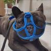 Adjustable Buckle Dog Mouth Cover Soft Mesh Bulldog Mouth Mask Pet Mouth Cover  Outdoor Activities