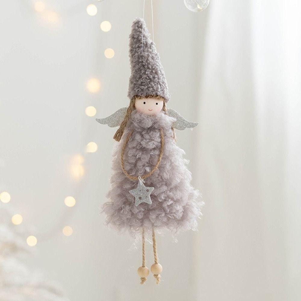 Multicolor Christmas Hanging Decoration Decorative Pendants Home Decoration Plush Girl Drop Ornament Party Favors