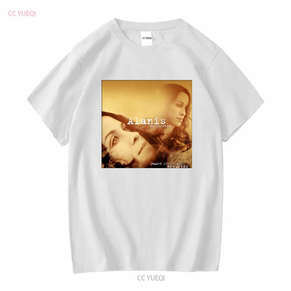 Alanis Morissette T Shirt Father day gift new best Dad vintage Washed Casual Stretched Slightly homme Breathable Stylish