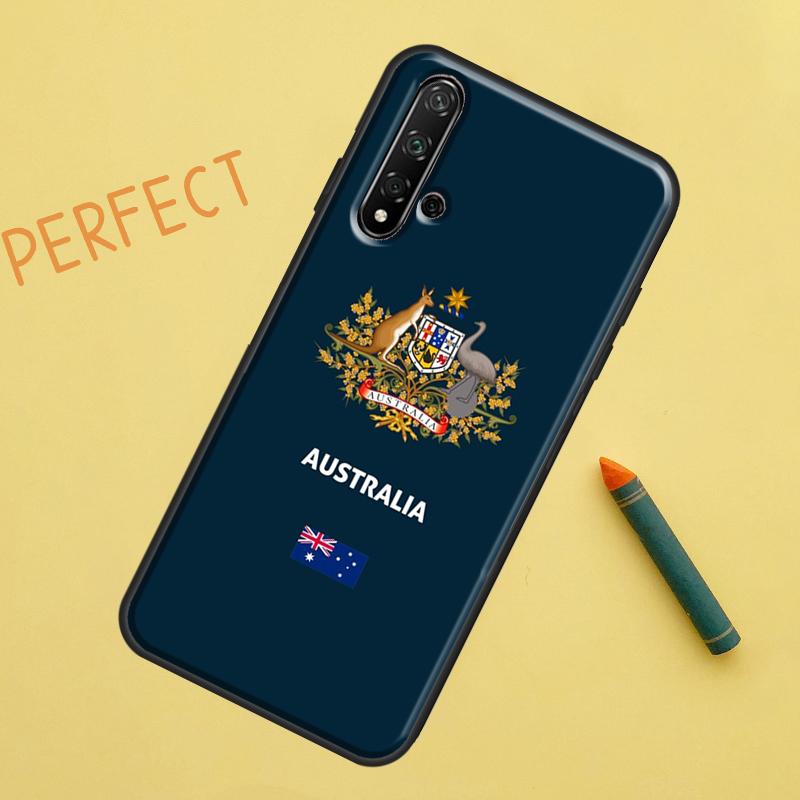 Australia Flag For Huawei Nova 12s 11i 7i 8i 12i Y73 Y70 Y90 Y60 Y72 Y61 Y91 9 10 SE P40 Lite P30 Pro Case