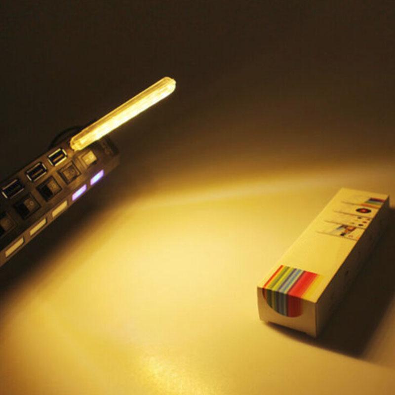Mini USB LED Lamp 8 Leds Lighting Computer Night Light for Reading