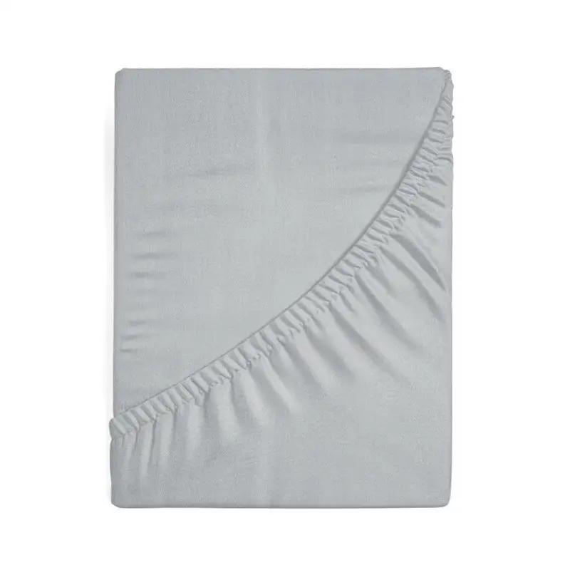 Jersey Fitted Sheet 160X200 Design91 Light Gray 1 Pc