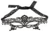 Cottelli ACCESSOIRES - Elegant Embroidered Mask with Lace Ribbon
