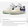 Nike Детские кроссовки Court Borough Low 2 SE PS Player One Белый Черный Лазерно-Оранжевый FB1880-101