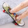 Игрушка Finger Skateboard Мультяшный Принт Настольные Игрушки-антистресс Креативная Игрушка для Снятия Стресса Забавная Игрушка Пластиковый Fingerboard Игрушка Finger Skate Детская Игрушка