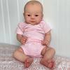 Cute 49cm Reborn Baby Doll Juliette Soft Cloth Body Real Looking Bebe Reborn Boneca Handmade 3D Painted Newborn Dolls for Kids Children House Play Toy