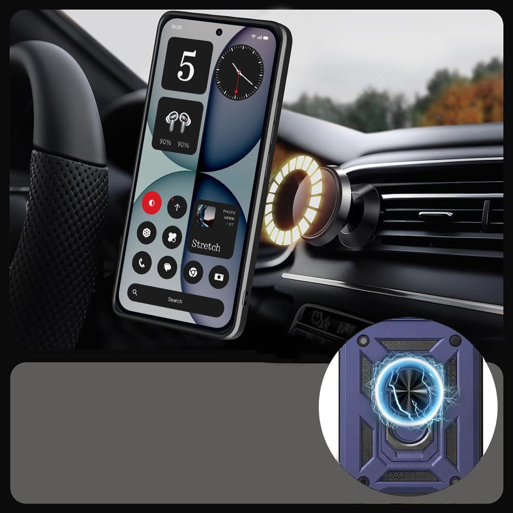 Nothing Phone (4a) Armored Case, CamShield Slide, Navy Blue