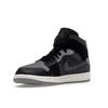 Air Jordan 1 Mid SE Craft Inside Out - Black Men Sneakers Light-Graphite Sail Cement-Grey DM9652-001