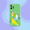 Chubby Cockatiel Parrot Bird Phone Case For iPhone 16,15,14,13,12,11 Pro,Max,Plus,X,XS,XR,SE,Mini Transparent Silicone Soft