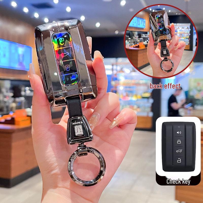 Чехол для ключа 2023 Tank 300: Металлический чехол с полной защитой и пряжкой для 400hi4t Cyber Tank 500