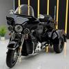 1:9 Tri Glide CVO 2021 Литой из сплава Модель мотоцикла Игрушечный транспортное средство Коллекция Звук и свет Внедорожный Автоцикл Игрушки Автомобиль