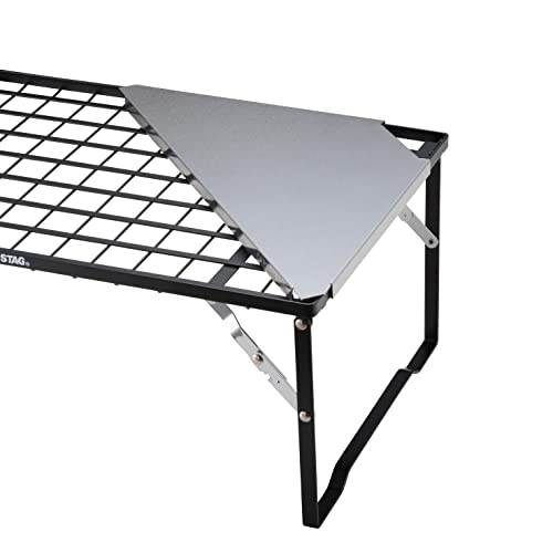 Капитан Олень (КАПИТАН ОЛЕНЬ) Угловая доска из нержавеющей стали для штабелируемых стоек, верх из тисненой нержавеющей стали, UC-584