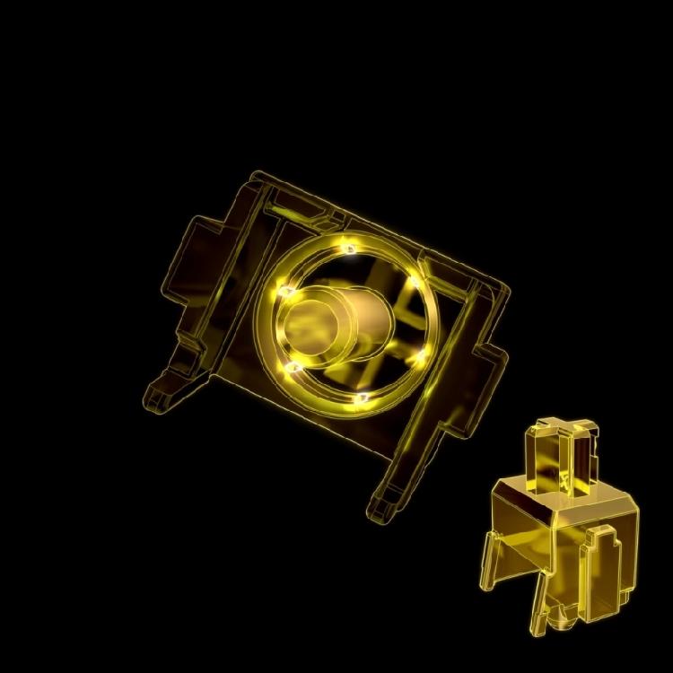 10 шт. переключателей MX2A RGB коричневых, красных, синих, черных, серебристых для механической клавиатуры, переключатели улучшают навыки печати