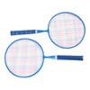 Детский набор ракеток для бадминтона, спортивная теннисная ракетка для тренировок, игрушка с 3 нейлоновыми воланами для стадиона, заднего двора, синий