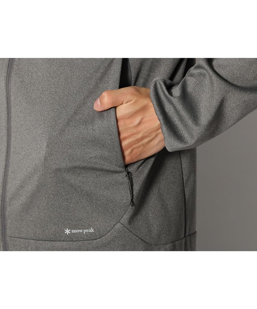 Легкая софтшелл куртка Snow Peak, средне-серая