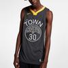 Nike Golden State Warriors Statement Edition Stephen Curry 30 AU Jersey GSW 'Black Yellow' Men's 863152-060
