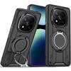 Funda For Xiaomi Redmi Note 14 Pro 5G Case Camera Lens Armor Case For Redmy Note 14 Pro+ Plus Magnetic Holder Ring Protect Cover