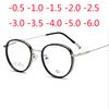 Vintage Round Glasses Female Anti Blue Light Circle Frame  Eyeglasses Photochromic Eyewear Diopter -1.0 -2.0 -3.0 To -6.0