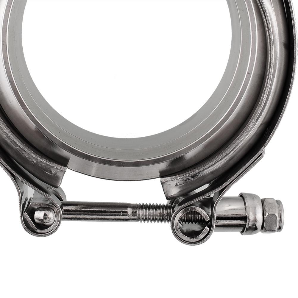 Универсальный улучшенный 2,5-дюймовый комплект V-образных хомутов для автозапчастей для турбокомпрессора, выхлопных трубТовар