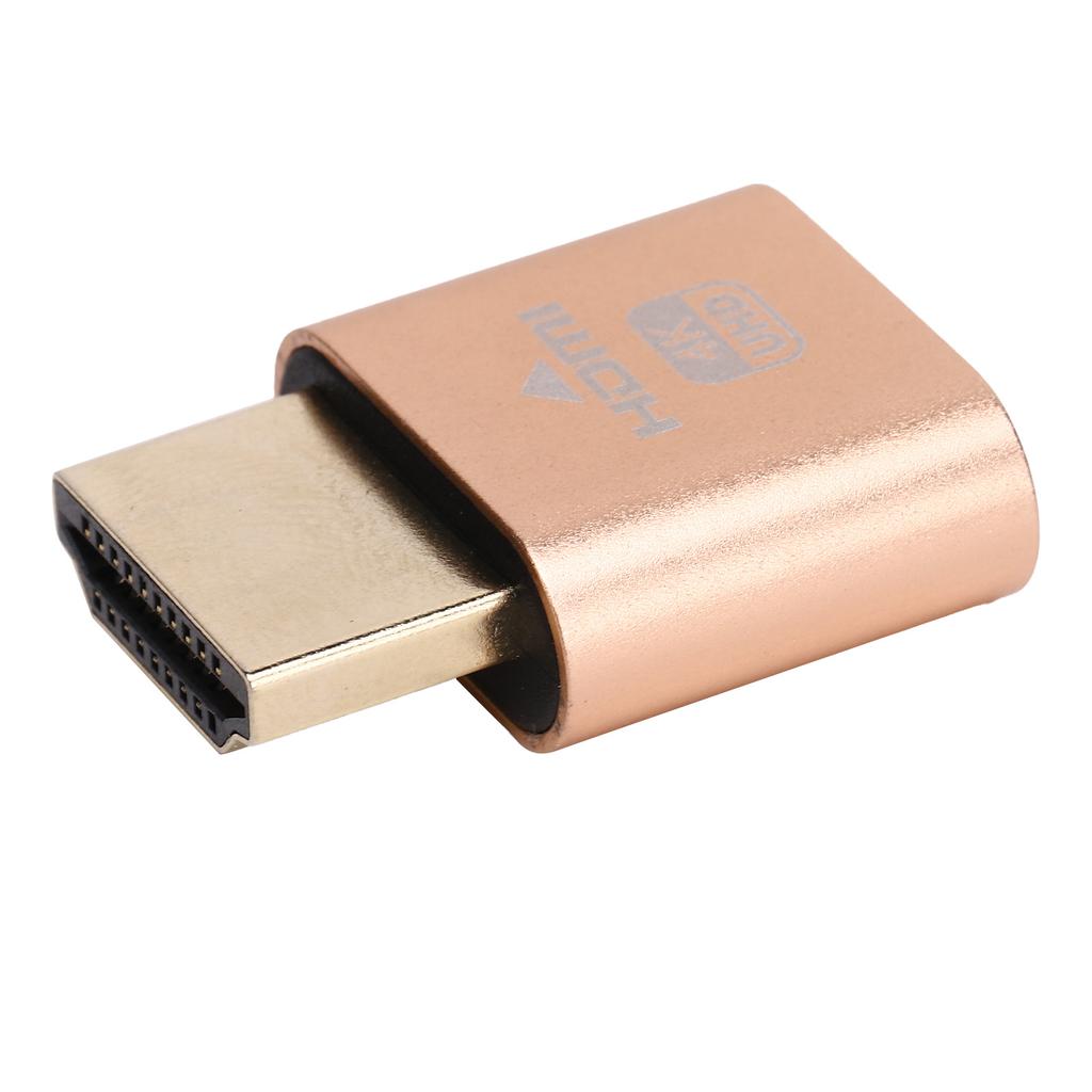 Интерфейс Мультимедиа Высокой Четкости Заглушка Эмулятор Дисплея 4K с Горячей Заменой(Золото )