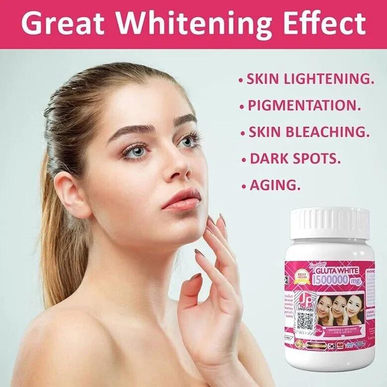 Gluta White Мягкие капсулы — Поддержка кожи с L-глутатионом, 30 мягких капсул, Премиальное качество