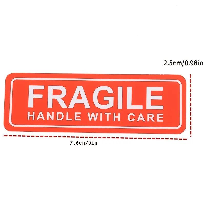 Fragile Handle With Care Shipping Label Stickers, 120 or 500 per Roll