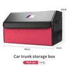 BAGC4 Car Sticker Foldable Car Boot Organiser Large Capacity Travel Storage Box For BMW M Performance 1 2 3 4 5 7 Series X1 X2 X3 X4 X