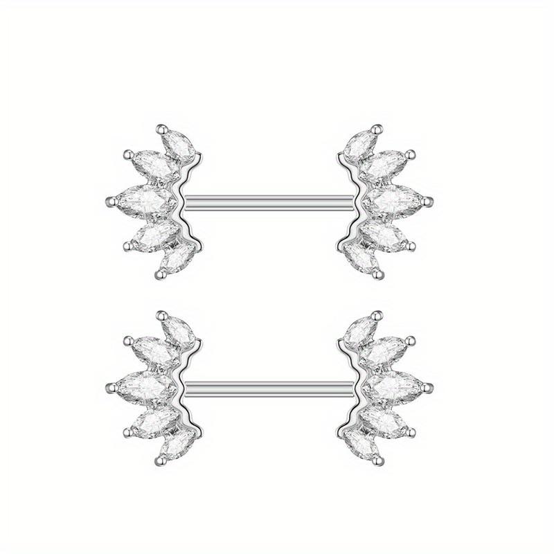 2 шт., сексуальное кольцо из нержавеющей стали с молоком для ногтей розового цвета из нержавеющей стали, ювелирные изделия для пирсинга