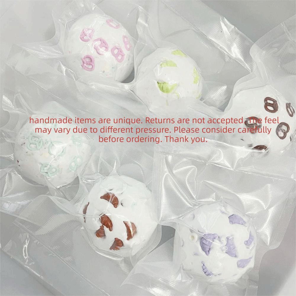 Moldable Handmade Squeeze Balls Non-bounce Blocks Filled Squishy Clay Craft Balls Student Prize