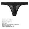 Мужские Стринги Сексуальные Низкой Посадки G-String Бикини Трусы Ультратонкие С Т-образной Спинкой Нижнее Белье С Поддержкой U-образного Мешочка Трусы