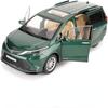 1/24 Toyota Sienna Car Model, Pull Back Diecast Toy Car with Sounds and Lights for Kids Boys Girls and Adults, Gift