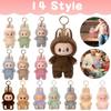 Высокое качество Милый Labubu The Monsters Box Toys Cardiac Macarone Kawai Guess Bag Figure Model Bag Подарочная сумка