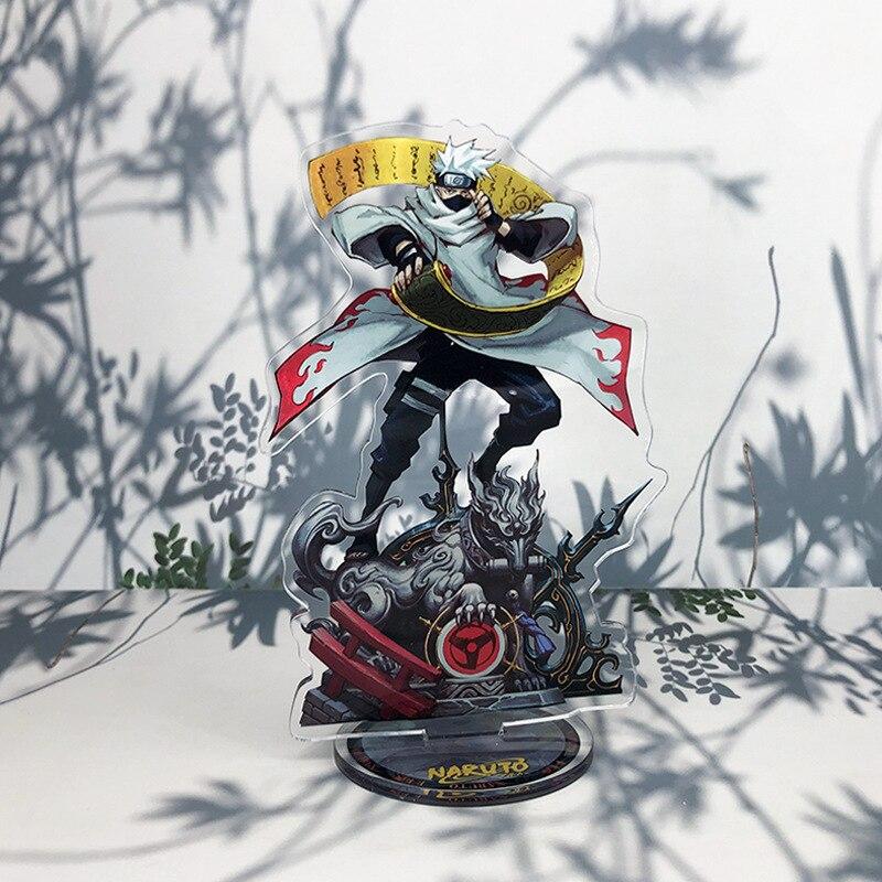 16cm Naruto Uzumaki Naruto Uchiha Sasuke Obito Itachi Madara Kakashi Anime Figures Acrylic Stand Decorations Model Toys