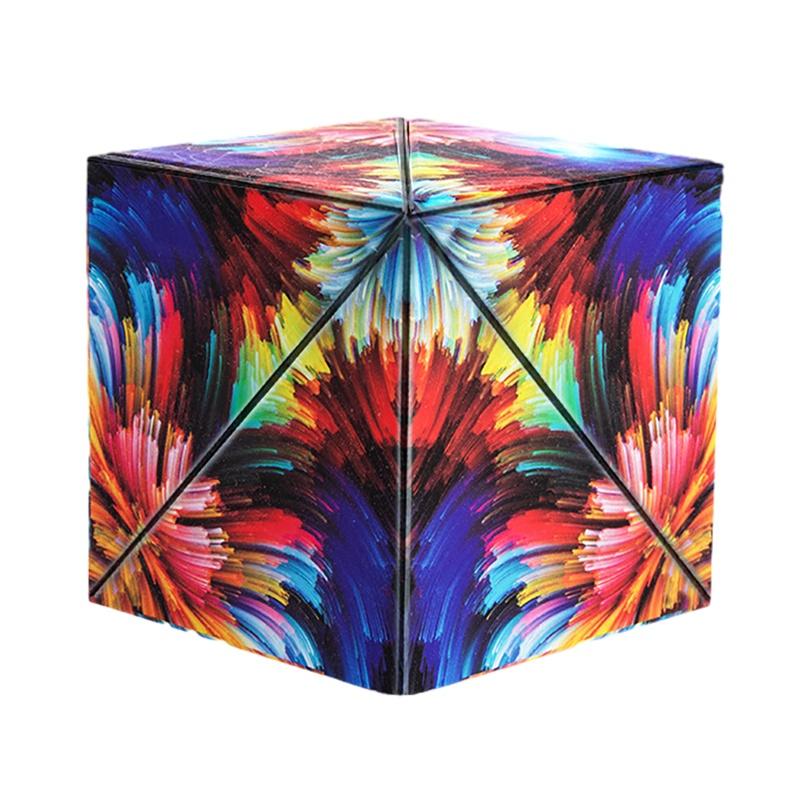 Популярный геометрический магнитный кубик Рубика 3x3, игрушка-головоломка для детей, образовательный и снимающий стресс материал)