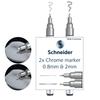 Schneider Mirror Effect Chrome Marker Paint It 060 061 Набор из 2-х размеров ML06011501 / Перо 0,8 мм/2 мм