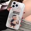 Apple Liquid Glass Anti-Fall Case for iPhone 15/14/13/12/11/7/8 Plus Men - Cartoon Design, Pro New Model, Perfect Fit, Durable Protection.