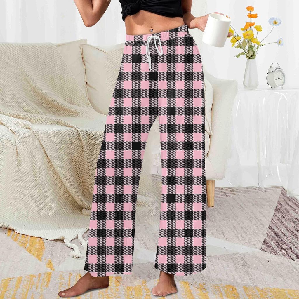 Women's Allover Printed Home Pants Sleeping Pajama Pants Long Pants Pajama Pants Yoga Pants