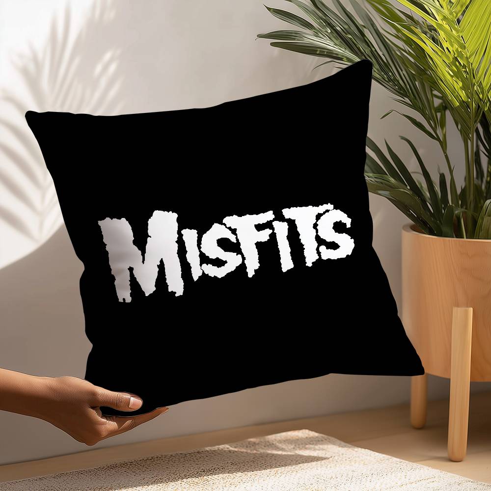 M-Misfits Триллер Классическая Наволочка Плюшевая Ткань Мягкая Наволочка Двусторонняя Печать Чехол для Подушки Бытовые Подарки