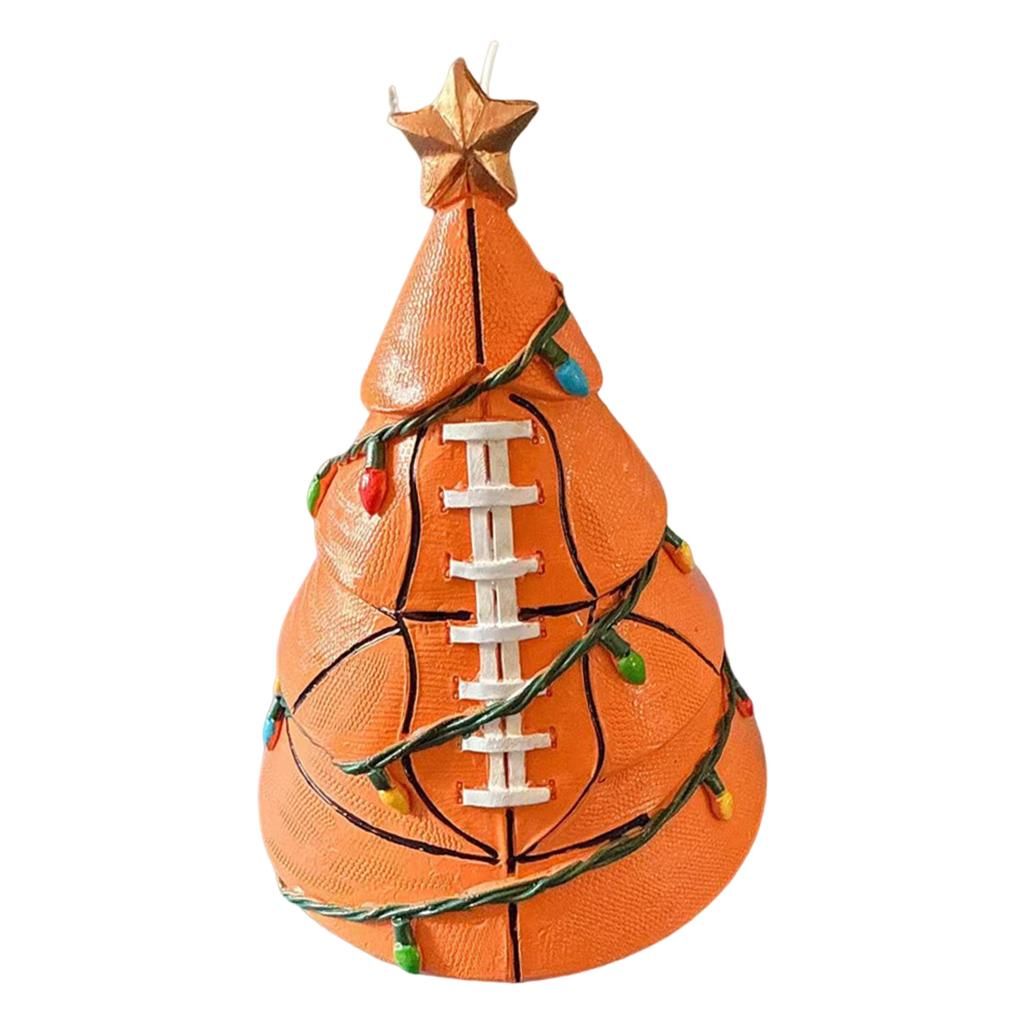 Футбольная рождественская елка Украшение Многоразовое Подарок Настольное украшение Фигурка Декоративное для Вечеринки Шара Любителей Спорта Настольное