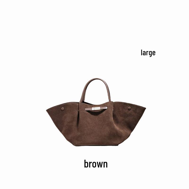 Сумка Demellier из матовой замши с крыльями - Ретро осенне-зимняя ручная сумка и сумка-тоут через плечо