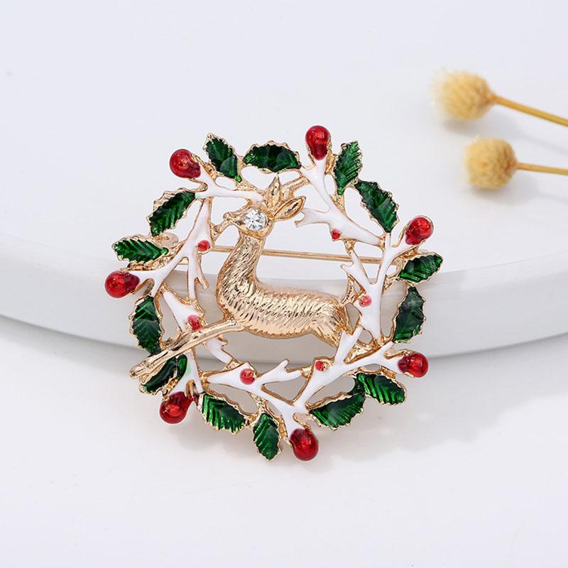 1PC Snowman Christmas Brooch Pin Collar Pin Lapel Pin Fashion Jewelry Christmas Gift