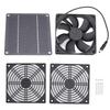 Солнечный вытяжной вентилятор Солнечная панель Вытяжной Высокий для воздуха Курица Собака и Домашнее животное 12В 3Вт Вентилятор, Вентилятор, Эффективность, Монокристаллический, Циркуляция, Курятники, Дома,