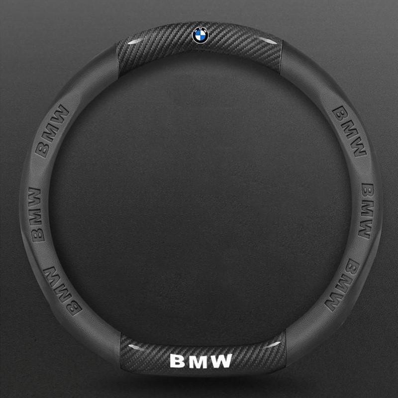 Rztbk6 Для BMW M3 M4M5 E36 E39 X1 X3 X5 E46 E60 E90 E91 FO1 F10 F15F20 F30 X7 Автомобильная противоскользящая кожаная карбоновая крышка рулевого колеса