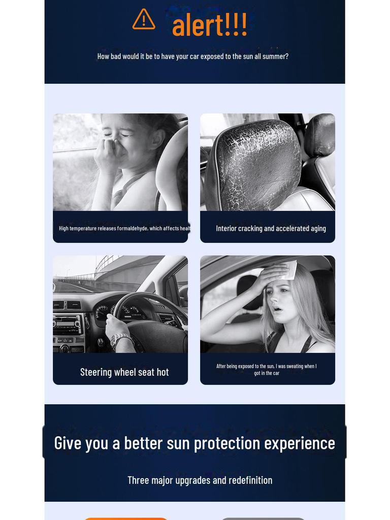 Солнцезащитный козырек для автомобиля с защитой от ультрафиолета и теплоизоляцией - удобный для хранения чехол на лобовое стекло