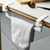 Punch-Free Adjustable Convenient Organizer Hanger Cupboard Hanger Towel Rack Towel  Holders
