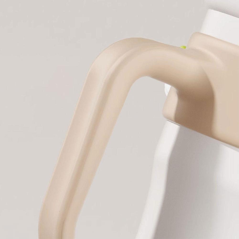 1.25L Insulated Mug Thermal Water Cup with Handle and Straw Cold Drink Bottle Stainless Steel Sports Bottle for Fitness Travel