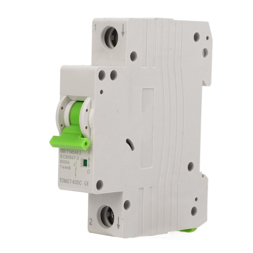 Автоматический выключатель для солнечных батарей, 1-полюсный, миниатюрный, магнитный, быстродействующий, изолятор цепи постоянного тока, 250 В.