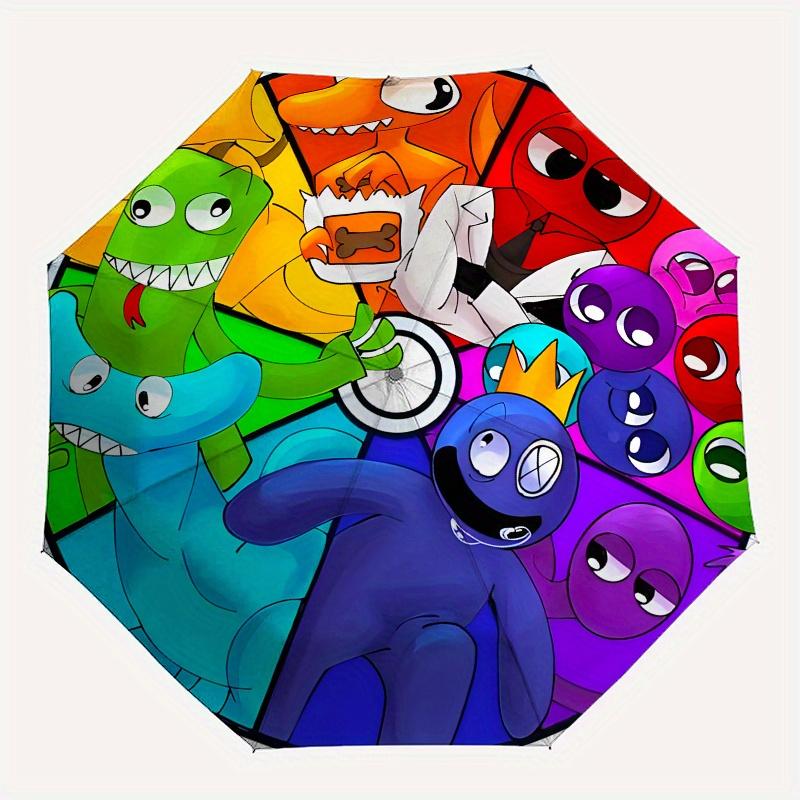 Characters, Cartoon themed, Eight ribbed, Self folding Umbrella Is Suitable for Everyday Outdoor Use and Is An Ideal Gift for Friends and Fa