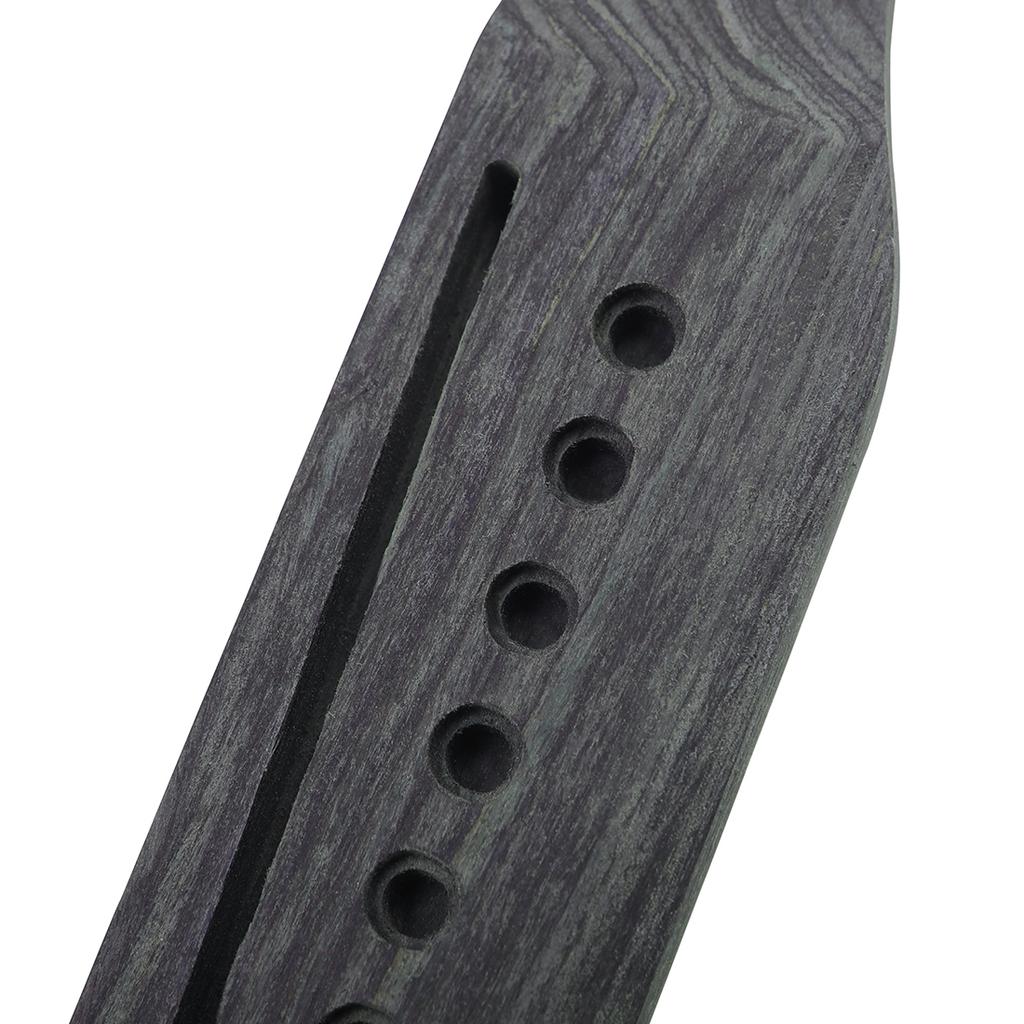 IRIN Acoustic Guitar Bridge 6 Holes Bridge Rosewood Guitar Bridge Lower String Pillows Bridge Guitar Parts & Accessory